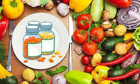 Les vitamines du produit pour augmenter le potentiel