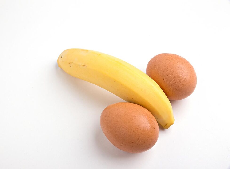 œufs de poule et bananes pour augmenter la puissance