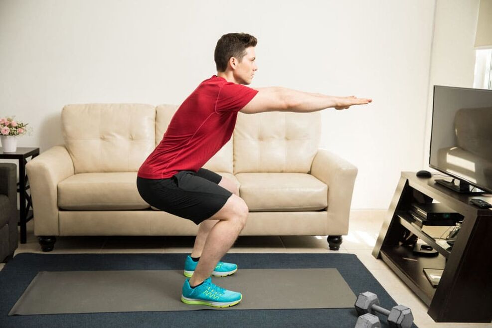 Les squats aident à développer les muscles responsables de la puissance